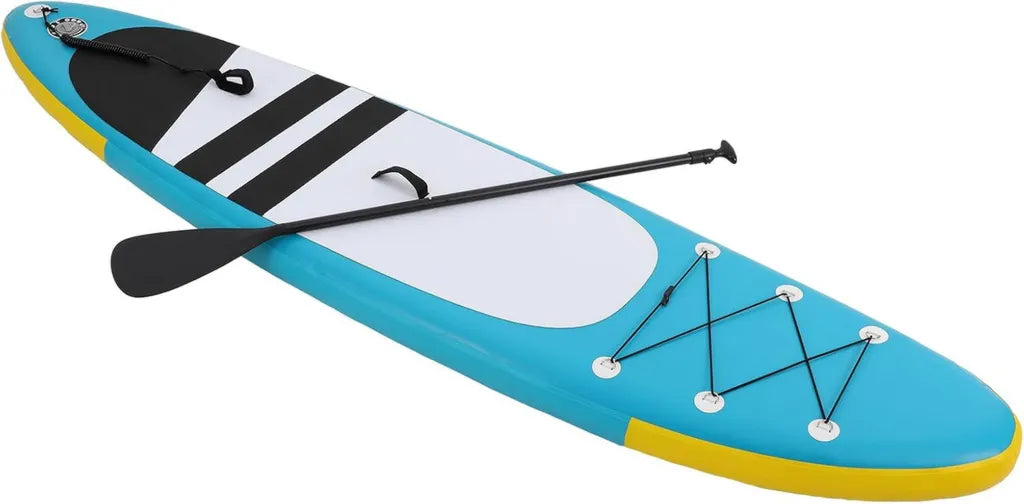 Nadmuchiwana deska SUP 305x76x10 cm z akcesoriami, 150 kg, niebieska
