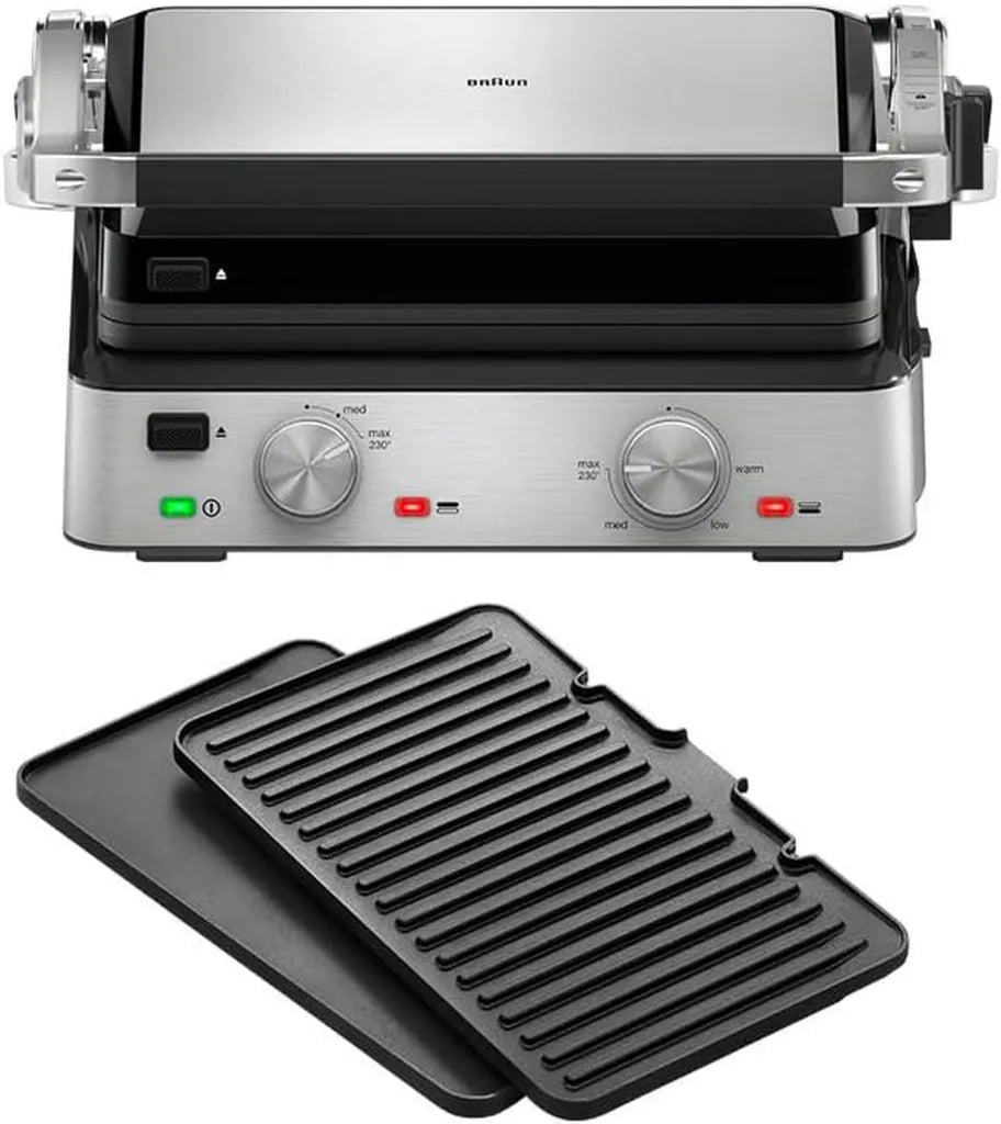 Elektryczny grill stołowy z płytami żeliwnymi BR-7020
