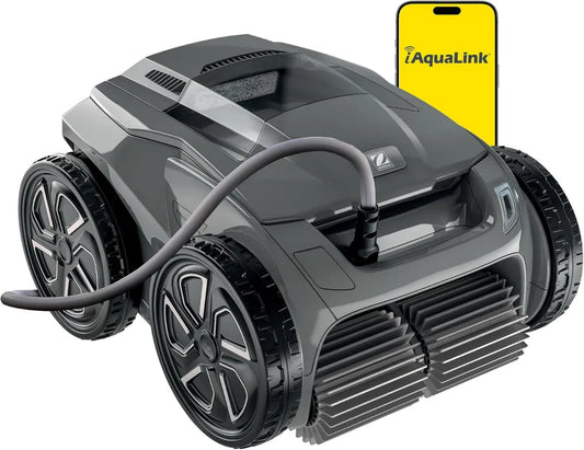 Robot basenowy Zodiac Alpha 6400 IQ do 12x6m, funkcje czyszczenia, zdalne sterowanie i system uniesienia