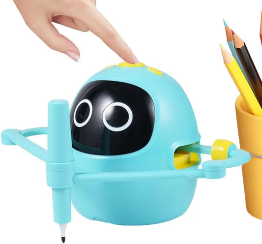 Interaktywny Robot Rysujący dla Dzieci 3-12 lat - Edukacyjna Zabawka z Kartami i Pisakami