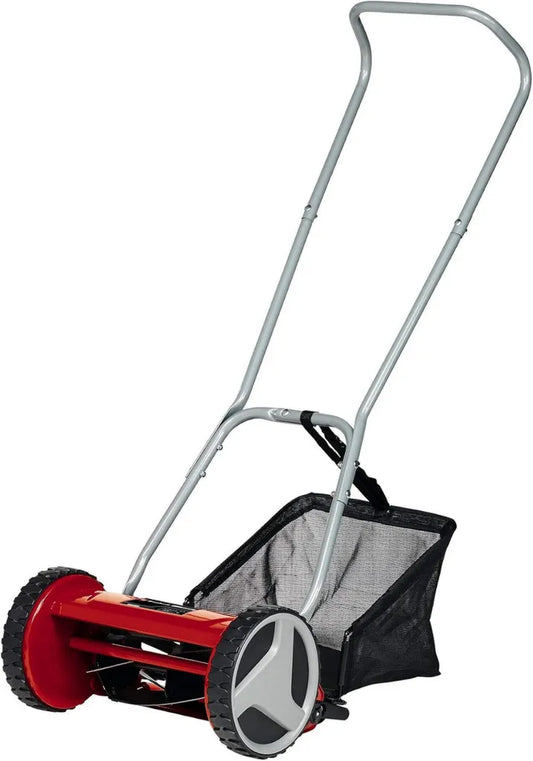 Einhell Ręczna kosiarka GC-HM 300, czarno-czerwona, obszar do 150 m², wysokość koszenia 13-37 mm