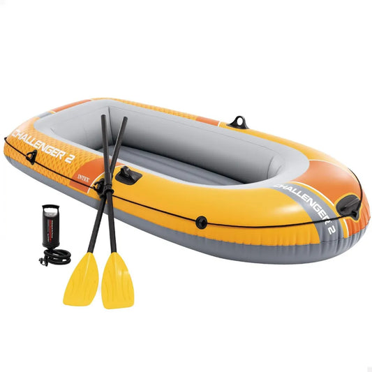 Intex Łódka Rekreacyjna Challenger 2 z Akcesoriami (236 x 114 x 41 cm)