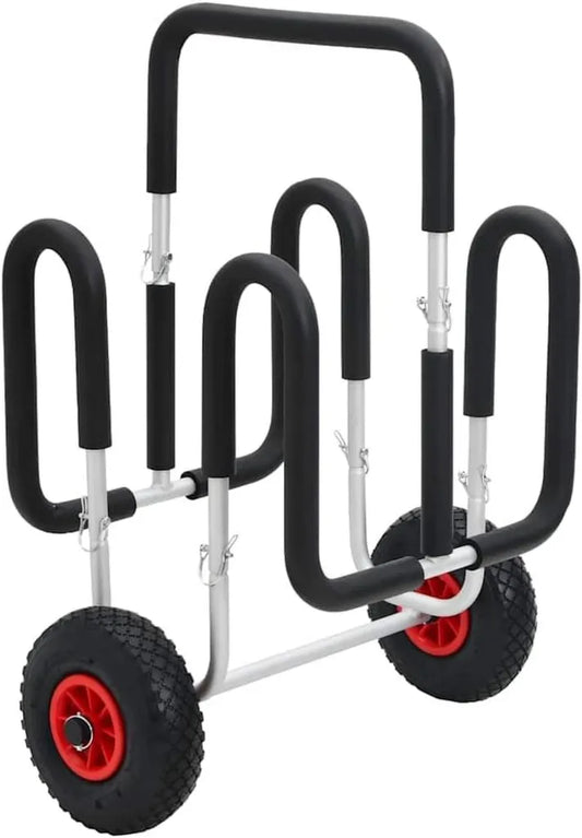 Aluminiowy Wózek na SUP i Kajak, 90kg, Transport Desek Surfingowych