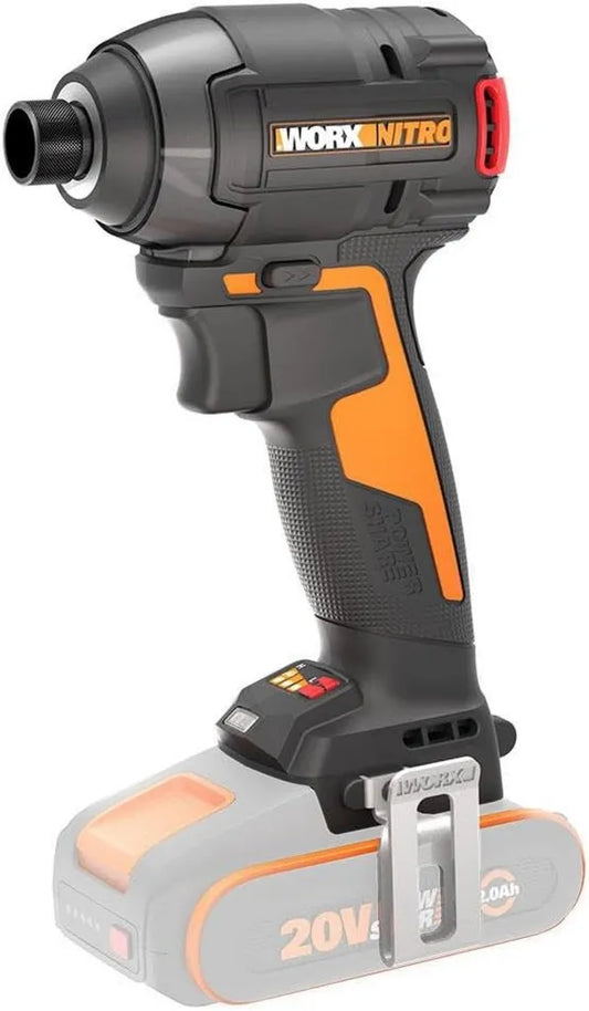 WORX Nitro 20V Wkrętarka Udarowa Bezszczotkowa, 3 Prędkości, 200 Nm, 3400 obr./min, Kompaktowa
