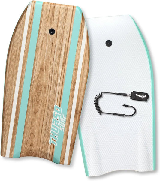 THURSO SURF Quill 106 cm deska bodyboard dla dzieci i dorosłych, plaża i basen, lekki rdzeń EPS, turkusowy
