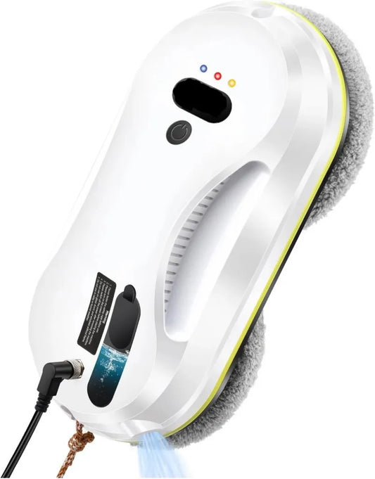 Inteligentny robot do mycia okien z funkcją automatycznego spryskiwania i odkurzania