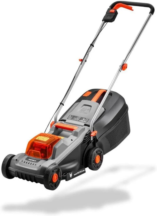 Elektryczna kosiarka FUXTEC 20V do małych ogrodów, 30L zbiornik, szerokość 30cm