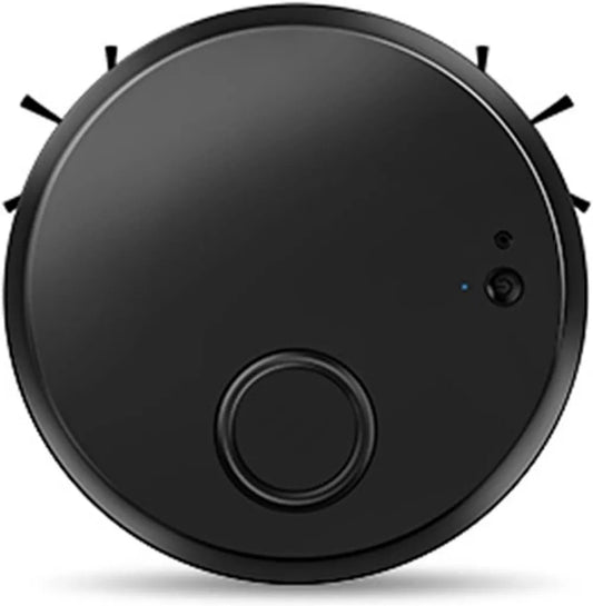 Inteligentny robot mopujący i odkurzający, automatyczna maszyna czyszcząca do domu, czarny