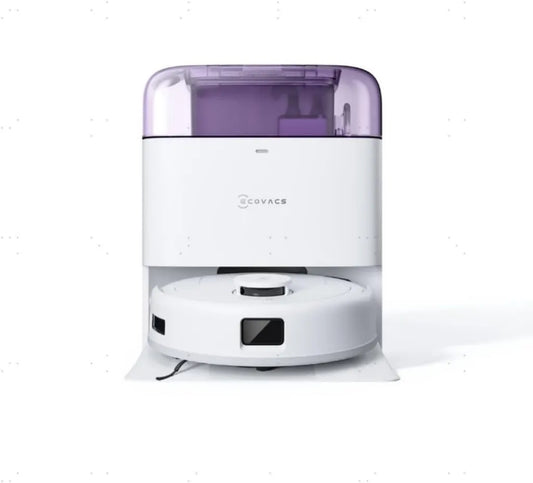 ECOVACS DEEBOT Mini robot sprzątający 9000 Pa, ZeroTangle, TrueMapping, samoopróżnianie, gorące suszenie, inteligentne czyszczenie