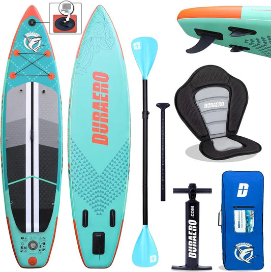 Deska SUP Premium z siedziskiem kajakowym i akcesoriami, 305 x 76 x 15 cm