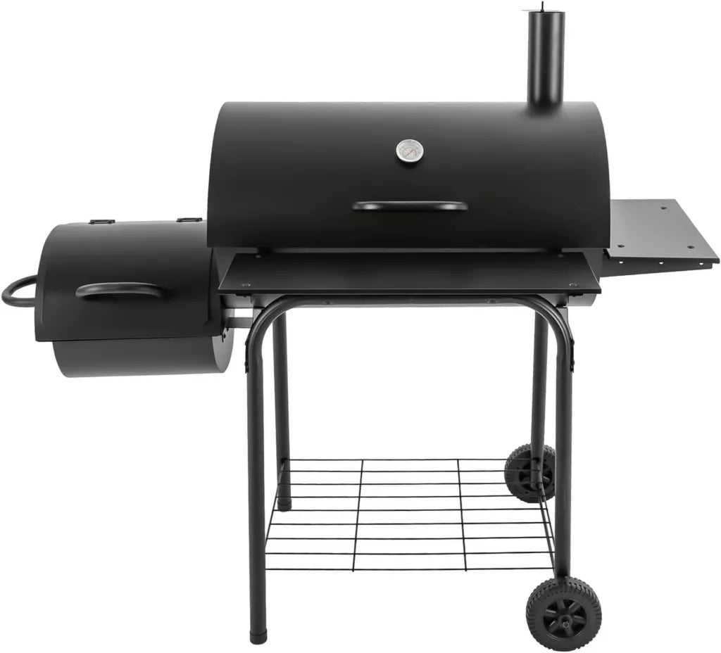 Mobilny grill węglowy ogrodowy z kółkami