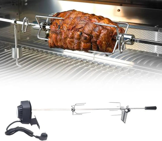 Uniwersalny rożen obrotowy 80 cm do grillów węglowych i gazowych, max. obciążenie 10 kg