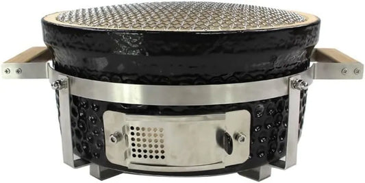 Czarny Grill Ceramiczny YNNI Kamado do BBQ