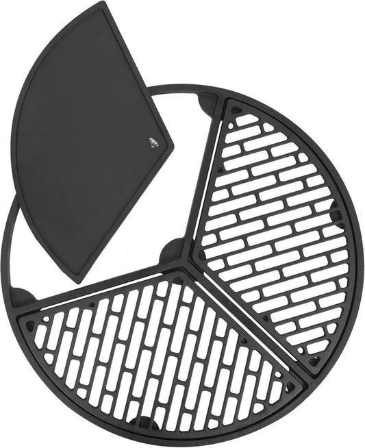Zestaw żeliwny BBQ-Toro do grilla kulistego 57 cm, Ø 54,5 cm, 3 strefy gotowania