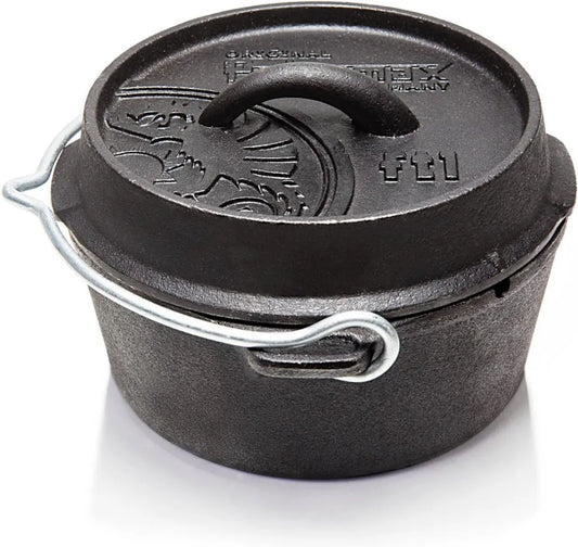 Petromax Żeliwny Garnek Dutch Oven do Gotowania i Pieczenia na Ognisku