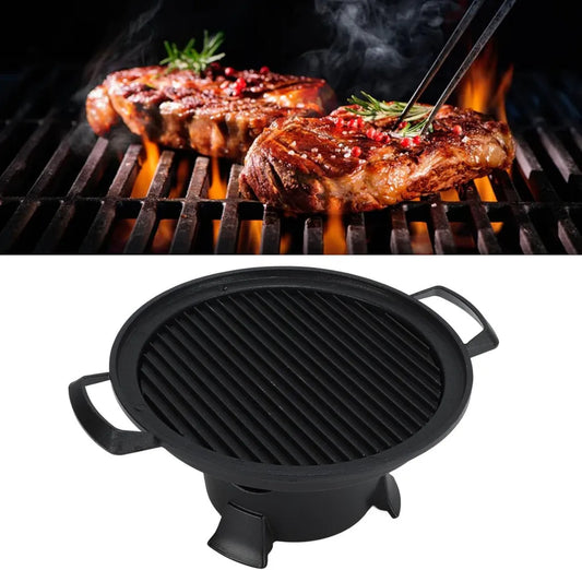Wielofunkcyjny przenośny grill stołowy z aluminium, nieprzywierająca płyta