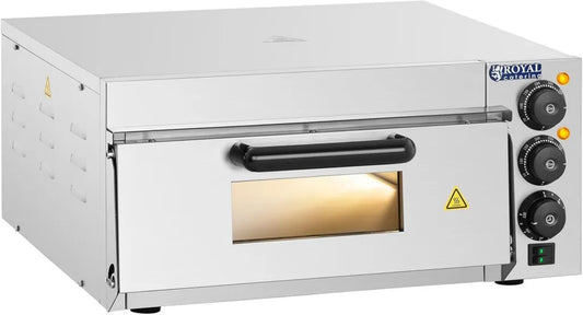 Elektryczny piec do pizzy Royal Catering 2000W, 1 komora szamotowa