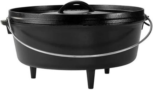 Lodge Camp Garnek Żeliwny z Nóżkami 6 Qt