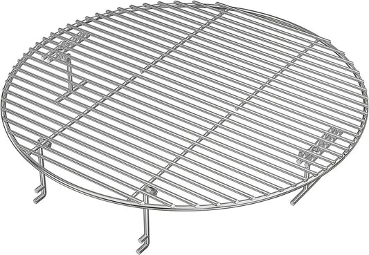 Ruszt ze stali nierdzewnej do grillów węglowych i ceramicznych, kompatybilny z Weber, Big Green Egg, Kamado Joe