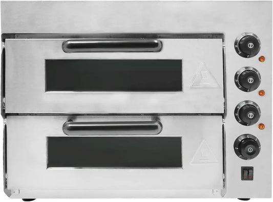 Elektryczny piec do pizzy ze stali nierdzewnej 3000W, do wnętrz, na blat