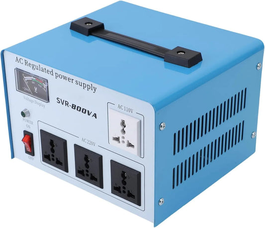Automatyczny stabilizator napięcia i regulator napięcia sieciowego, 800W, jednofazowy, 250V, 250 V