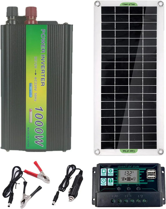 Przetwornica DC-AC i konwerter napięcia, 30W, 1000W, 100A, zasilanie słoneczne, do oczka wodnego i fontanny