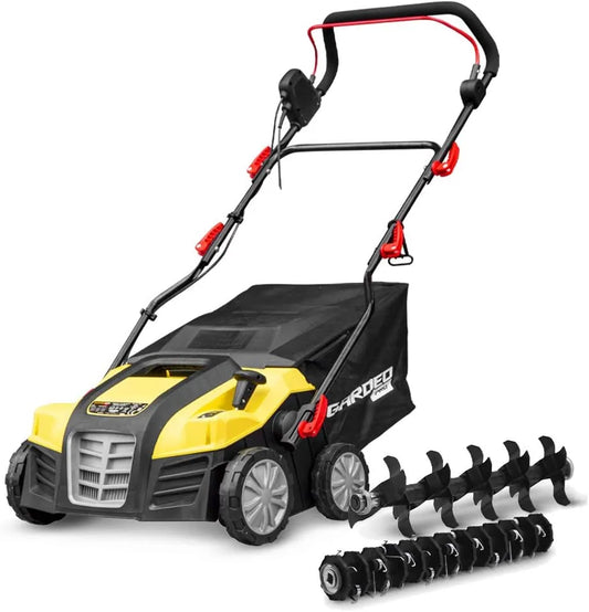 Wertykulator do usuwania filcu i napowietrzania podłoża podczas pielęgnacji trawnika – PRO, 40cm, 1800W