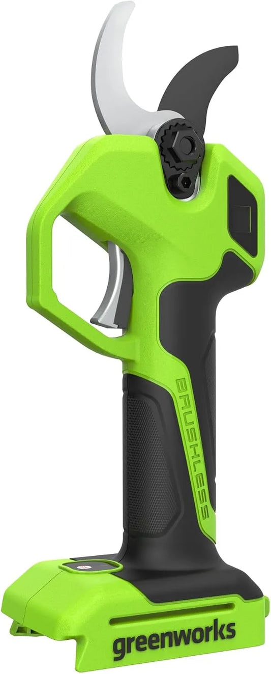Greenworks 24 LP1212A1 Sekator – akumulatorowy, silnik bezszczotkowy, wyświetlacz LED, zasilanie akumulatorowe, 32 mm, 24 V, do obróbki metalu