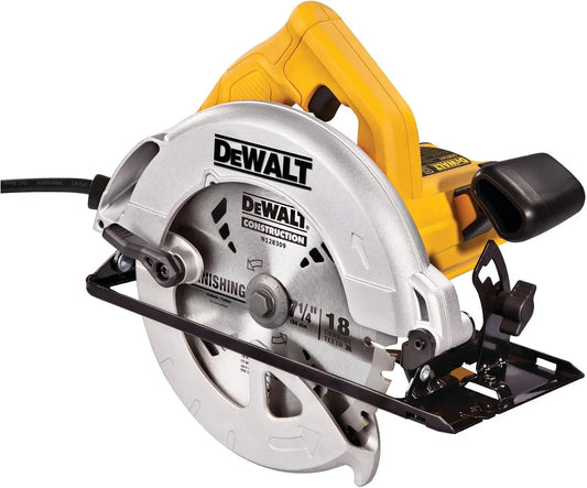 DeWalt DWE560-QS ręczna Pilarka tarczowa do szybkich prostych cięć płyt i elementów drewnianych 65 mm 1350 W: 230 V