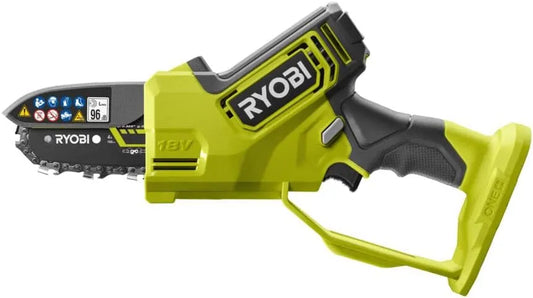 Ryobi RY18PSX10A- Pilarka Łańcuchowa 18V, RY18PSX10A-120, silnik bezszczotkowy, zasilanie akumulatorowe, 10 cm, 6 m