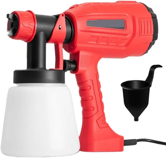 500W Elektryczny Pistolet Natryskowy 1000ML Gospodarstwa Domowego Rozpylacz Farby Kontrola – regulowana konstrukcja, do użytku domowego, 1l