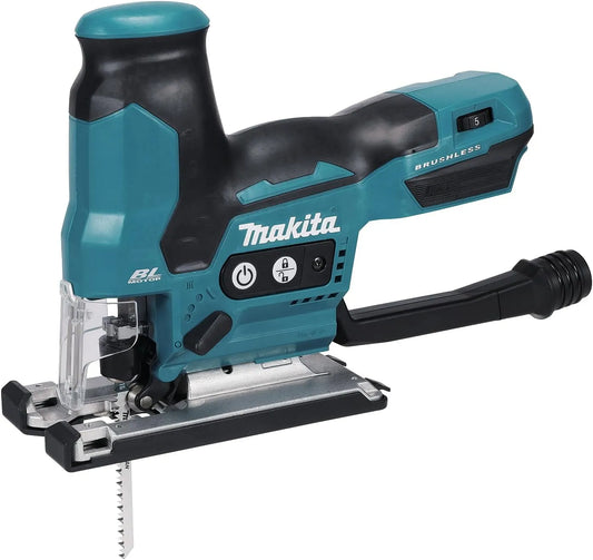 Makita DJV185Z akumulatorowa Wyrzynarka do precyzyjnych cięć krzywoliniowych i wykonywania wycięć wahadłowa 18 V bez akumulatora, akumulatorowy